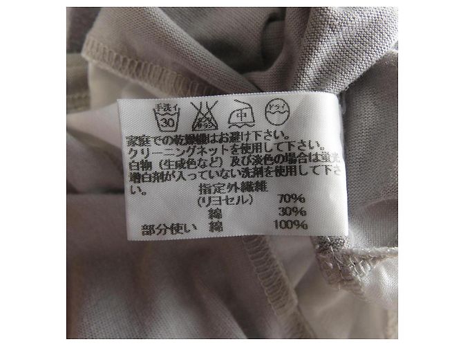 Camiseta Issey Miyake Castaño Blanco - vista 3