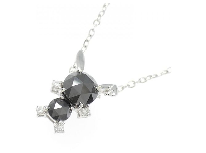 Autre Marque Collana Rabbit in Diamanti Au750 Argento - vista 3