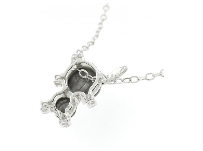 Autre Marque Collana Rabbit in Diamanti Au750 Argento - vista 4