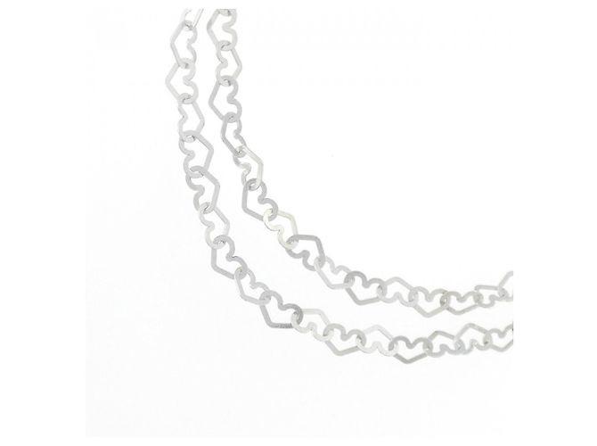 Autre Marque Collana Cuore PT999 Argento - vista 3