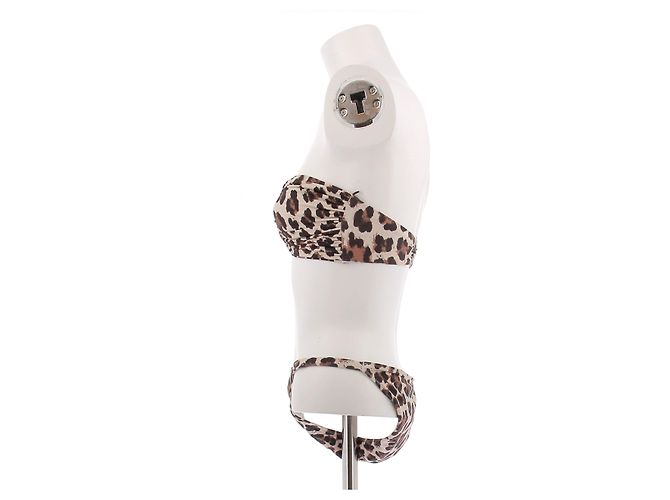 Autre Marque Bikini de leopardo CAROLINE CONSTAS Castaño - vista 4