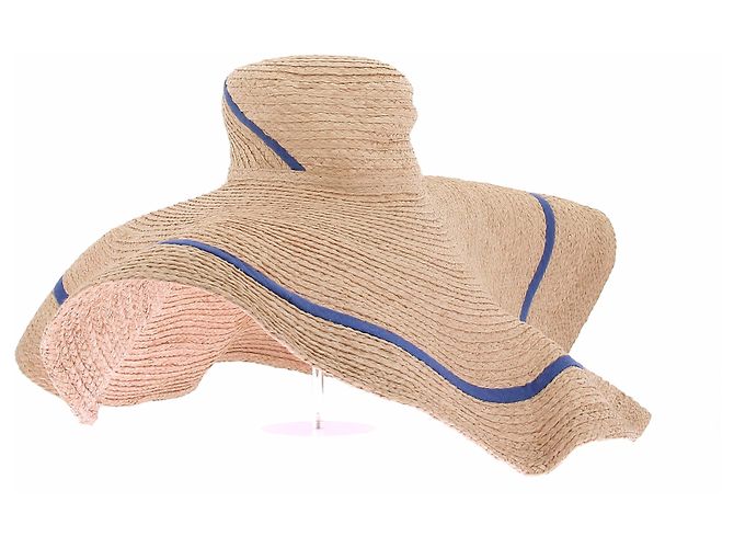 Autre Marque Cappello di paglia LEINNÉ Beige Cotone Taglia M - vista 3