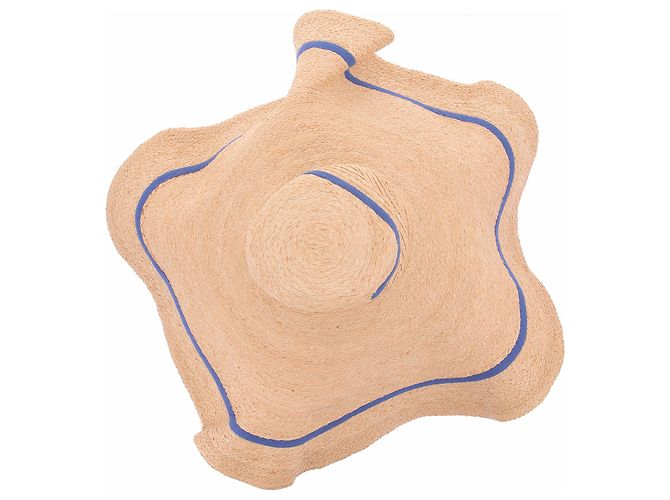 Autre Marque Cappello di paglia LEINNÉ Beige Cotone Taglia M - vista 7