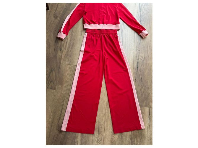 Tuta Alice + Olivia due pezzi Rosa Rosso - vista 5