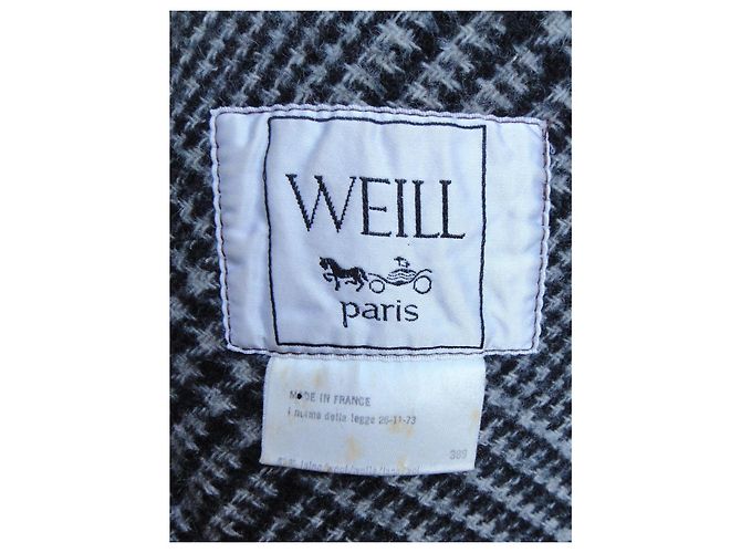 Abrigo WEILL de lana y mohair marrón Castaño - vista 4