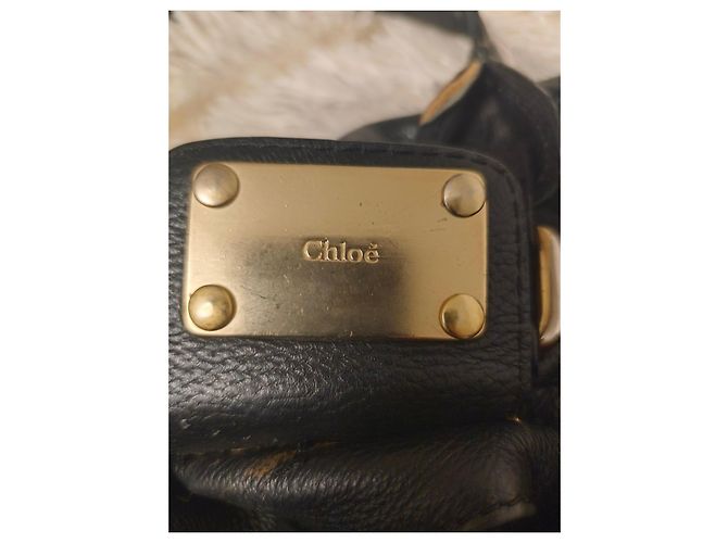 Borsa Chloé Paddington in pelle nera Nero - vista 8