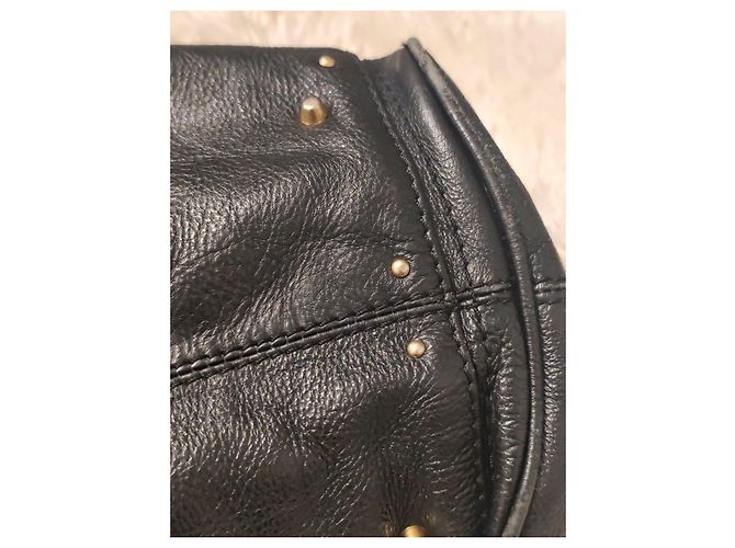 Borsa Chloé Paddington in pelle nera Nero - vista 9