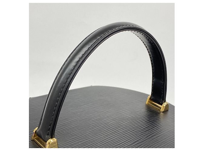 Borsa Louis Vuitton Epi Cannes M48032 Noir Nero - vista 7