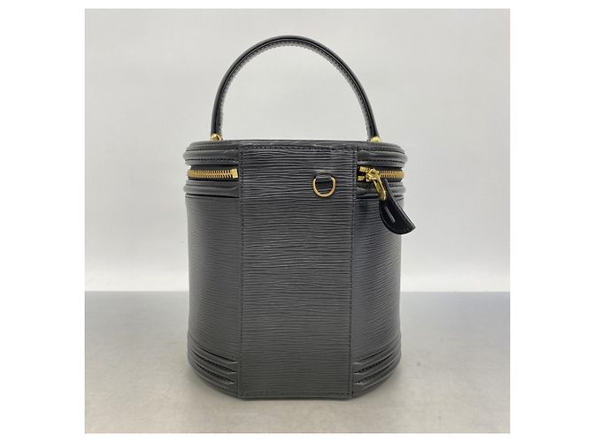 Borsa Louis Vuitton Epi Cannes M48032 Noir Nero - vista 8