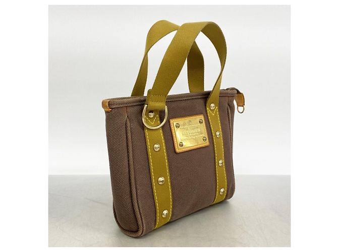 Borsa Tote Louis Vuitton Antigua Cabas PM Marrone - vista 2