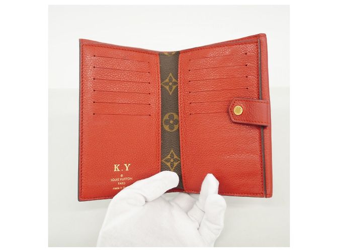Louis Vuitton Monogram Portefeuille Pallas Compact Wallet Fuschia - vista 3