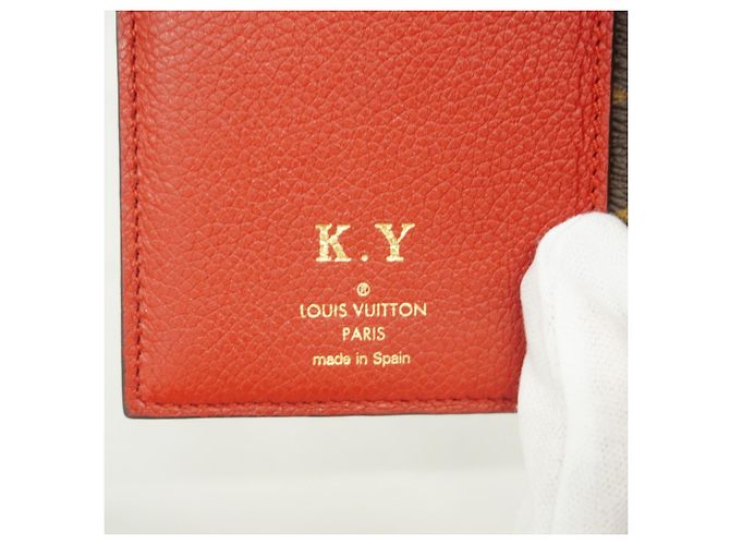 Louis Vuitton Monogram Portefeuille Pallas Compact Wallet Fuschia - vista 4