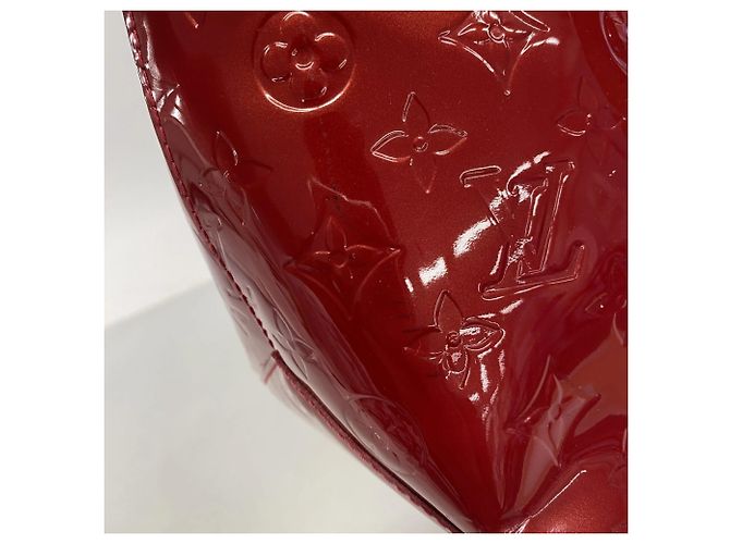 Borsa Louis Vuitton Vernis Bellevue PM Rosso - vista 7