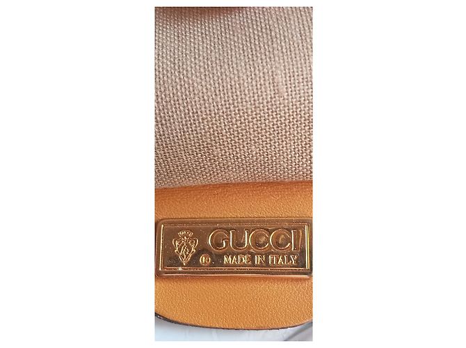 Borsa da viaggio Gucci GG Supreme Monogram marrone e pelle - vista 16