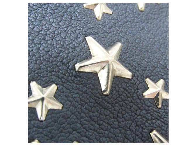 Borsa tote in pelle da donna Jimmy Choo Sasha S Star Studs Blu navy - vista 10