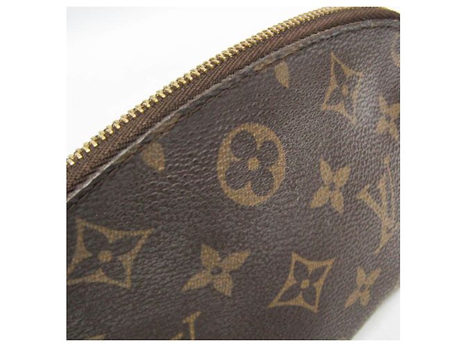 Louis Vuitton Monogram Cosmetic Pouch M47515 Castaño - vista 11