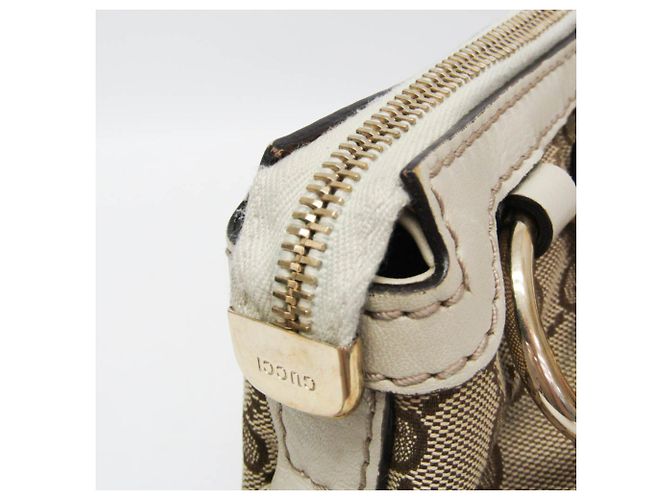 Borsa Gucci Sukey 247902 Beige Bianco sporco - vista 10