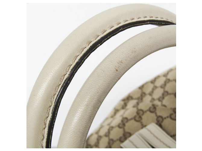 Borsa Gucci Sukey 247902 Beige Bianco sporco - vista 16