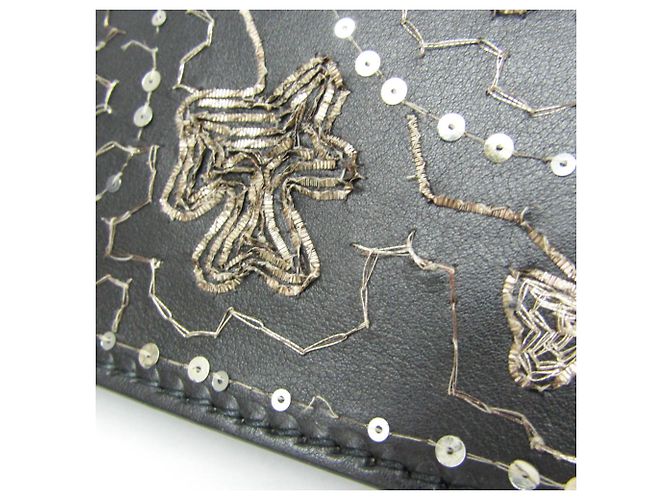 Borsa a tracolla con catena Christian Dior JADIOR Nero D'oro - vista 11