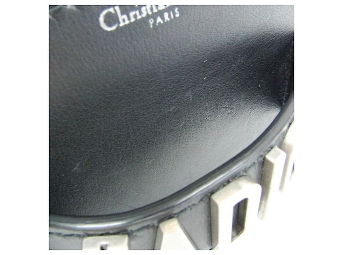 Borsa a tracolla con catena Christian Dior JADIOR Nero D'oro - vista 13