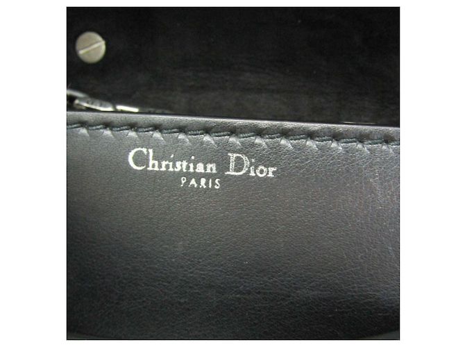 Borsa a tracolla con catena Christian Dior JADIOR Nero D'oro - vista 14
