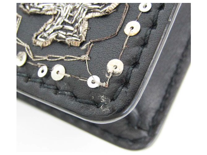 Borsa a tracolla con catena Christian Dior JADIOR Nero D'oro - vista 5