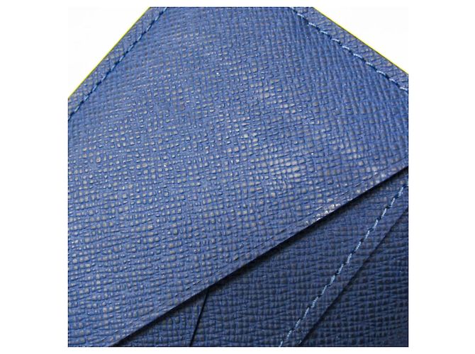 Louis Vuitton Taiga Pocket Organizer M30551 Blu - vista 11