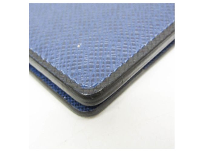 Louis Vuitton Taiga Pocket Organizer M30551 Blu - vista 5