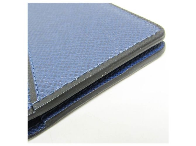 Louis Vuitton Taiga Pocket Organizer M30551 Blu - vista 6