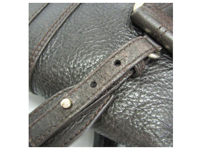Bulgari Borsa a mano in pelle Leoni 34730 da donna Bvlgari Marrone scuro - vista 12