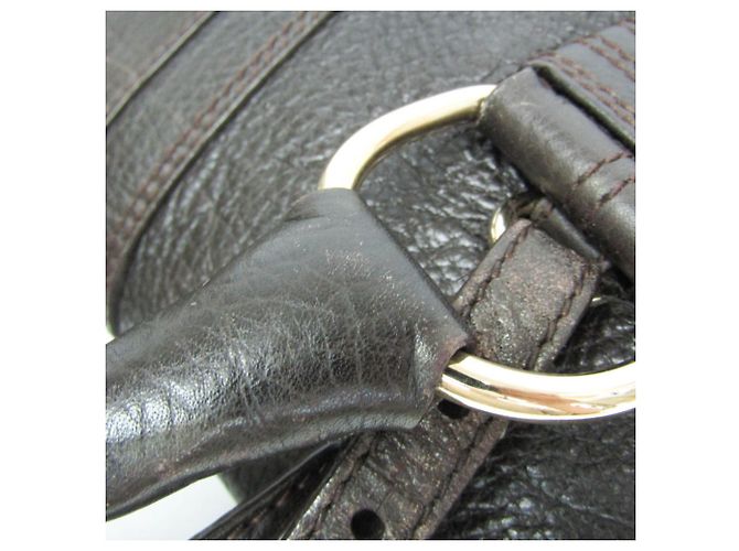Bulgari Borsa a mano in pelle Leoni 34730 da donna Bvlgari Marrone scuro - vista 16