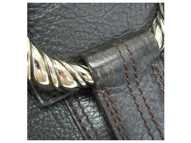 Bulgari Borsa a mano in pelle Leoni 34730 da donna Bvlgari Marrone scuro - vista 18
