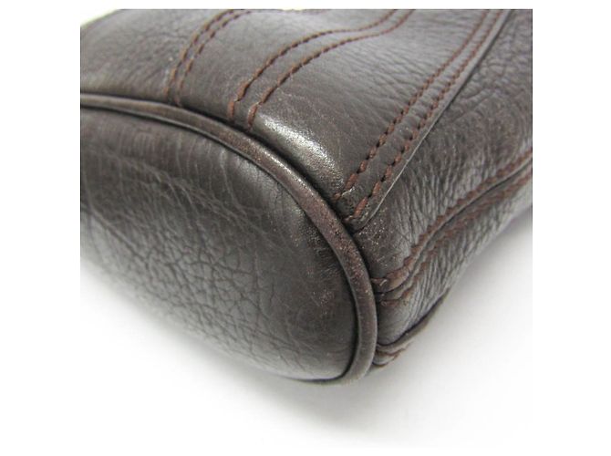 Bulgari Borsa a mano in pelle Leoni 34730 da donna Bvlgari Marrone scuro - vista 4