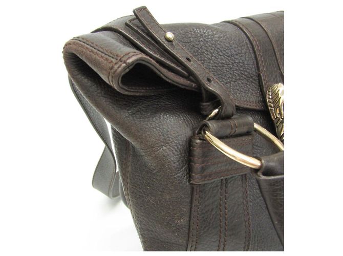 Bulgari Borsa a mano in pelle Leoni 34730 da donna Bvlgari Marrone scuro - vista 6