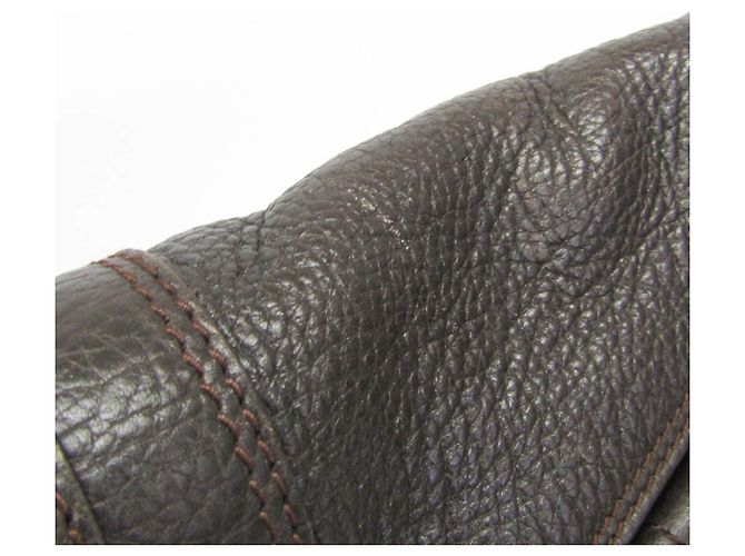 Bulgari Borsa a mano in pelle Leoni 34730 da donna Bvlgari Marrone scuro - vista 7