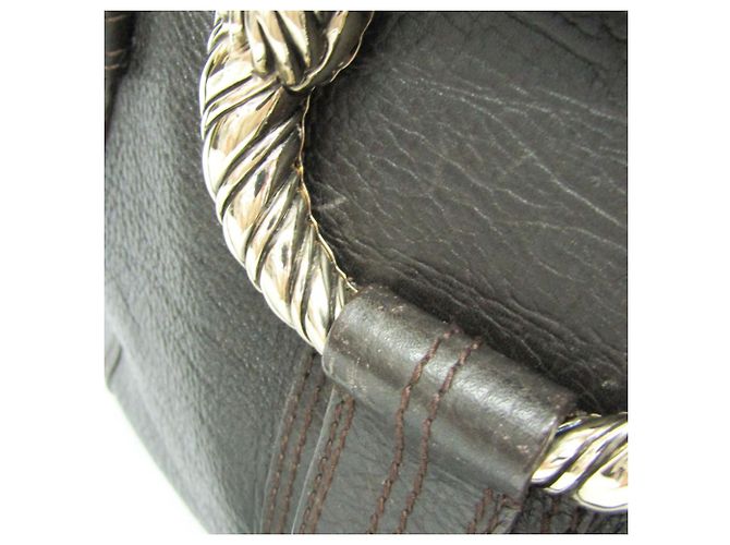 Bulgari Borsa a mano in pelle Leoni 34730 da donna Bvlgari Marrone scuro - vista 9