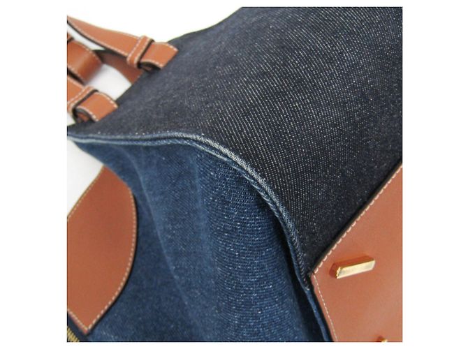 Borsa a mano Loewe Hammock Small Marrone Blu - vista 4