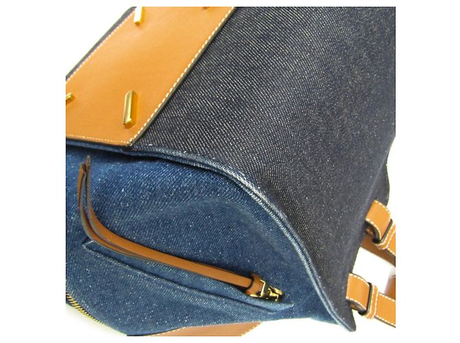 Borsa a mano Loewe Hammock Small Marrone Blu - vista 5