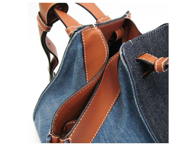 Borsa a mano Loewe Hammock Small Marrone Blu - vista 8