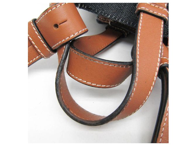 Borsa a mano Loewe Hammock Small Marrone Blu - vista 9