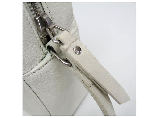 Borsa a tracolla in pelle Lou 470299 da donna Saint Laurent Bianco - vista 10
