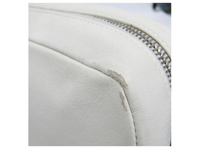 Borsa a tracolla in pelle Lou 470299 da donna Saint Laurent Bianco - vista 12