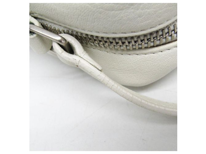 Borsa a tracolla in pelle Lou 470299 da donna Saint Laurent Bianco - vista 17