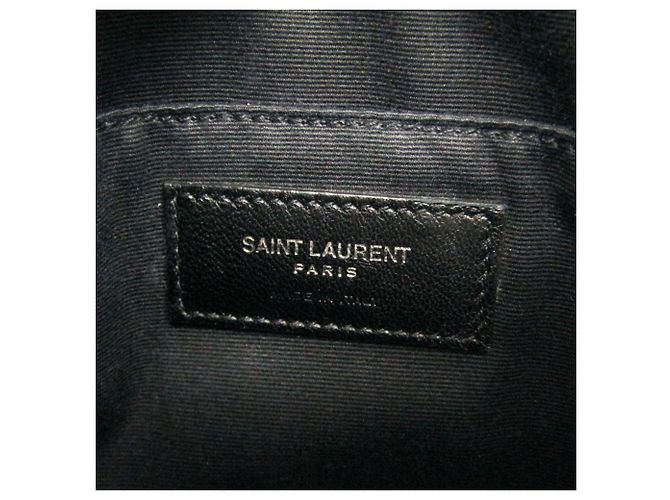 Borsa a tracolla in pelle Lou 470299 da donna Saint Laurent Bianco - vista 19