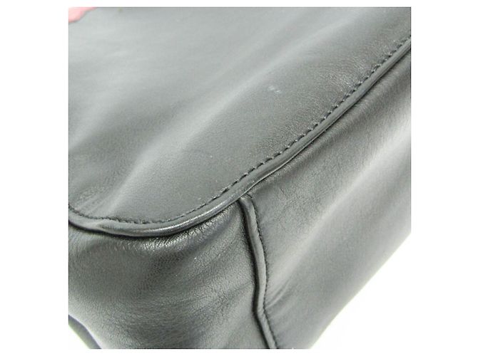 Borsa a tracolla in pelle Bloomy Valentino Garavani Marrone Nero Rosso - vista 5
