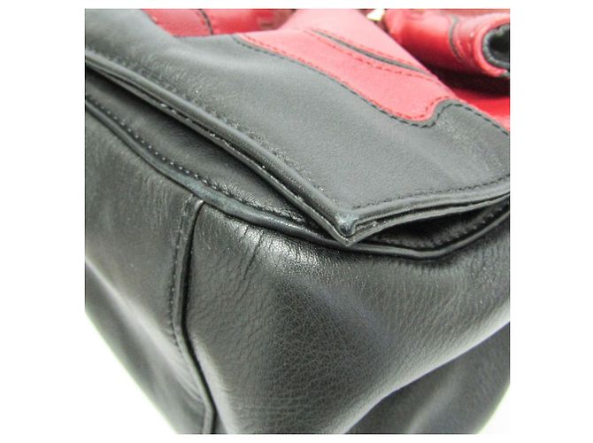 Borsa a tracolla in pelle Bloomy Valentino Garavani Marrone Nero Rosso - vista 6