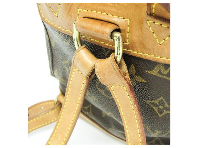 Mochila Louis Vuitton Monogram Mini Monsuri Marrom - vista 9