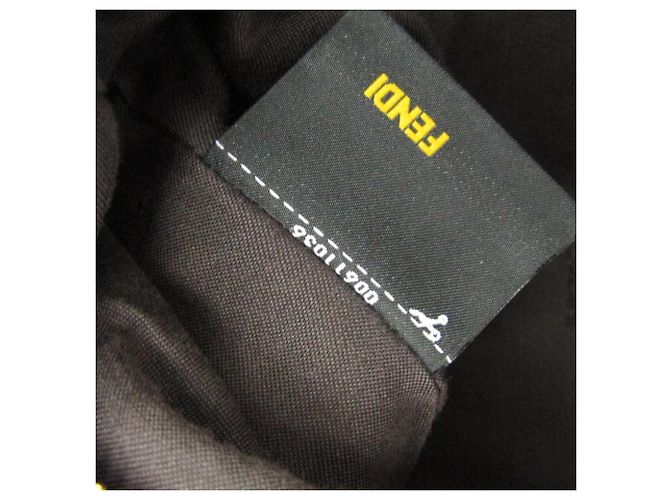 Borsa a mano in pelle da donna Fendi 8BN249 Bordò - vista 17