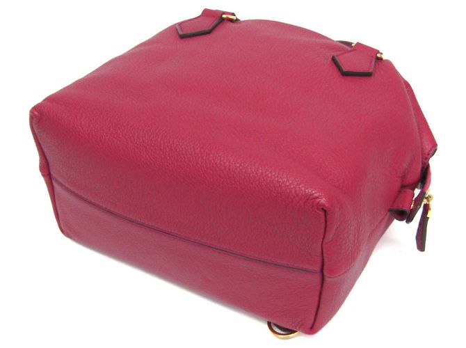 Borsa a mano in pelle da donna Fendi 8BN249 Bordò - vista 2