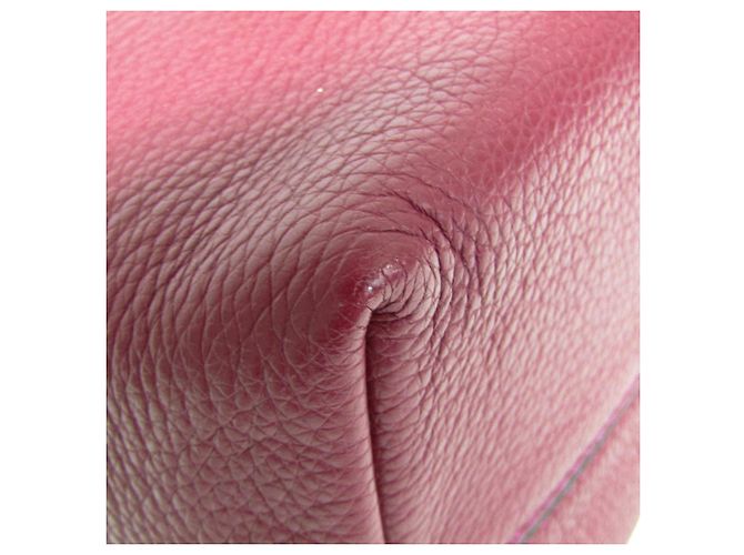 Borsa a mano in pelle da donna Fendi 8BN249 Bordò - vista 6